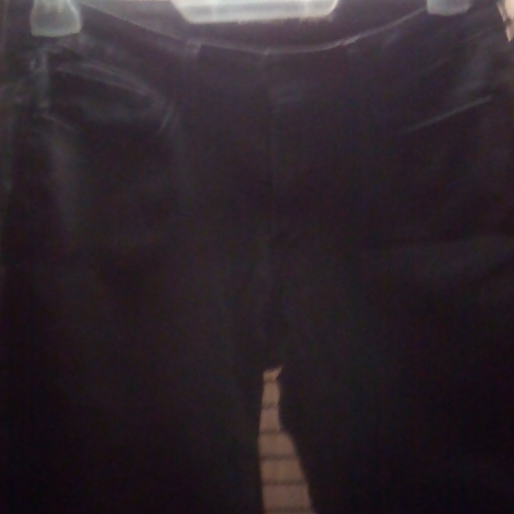 Black Low Rise Jeggings size 14M Levis